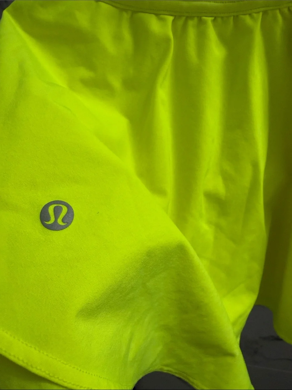 lululemon athletica Neon Yellow Circle Skirt